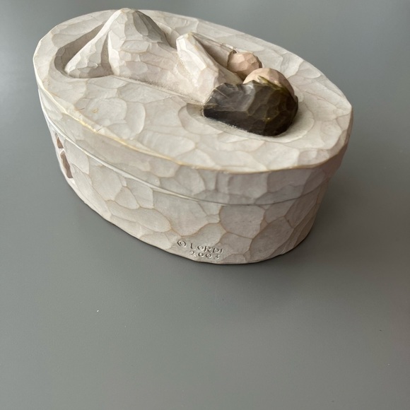 Willow Tree Jewelry Keepsake Box W/Lid “Angel of Prayer” Bless 2003 Susan Lordi - Picture 5 of 9